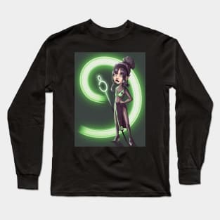 Alien warrior girl Long Sleeve T-Shirt